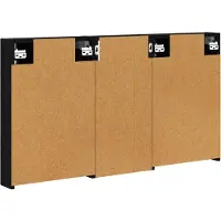 vidaXL Badkamerkast set 3 st 110 x 10,5 x 60,5 cm Bewerkt hout