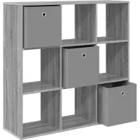vidaXL Dressoir Sonoma-grijs, 102 x 31 x 99,5 cm