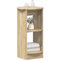vidaXL Bijzetkast Sonoma Eik Geconstrueerd hout