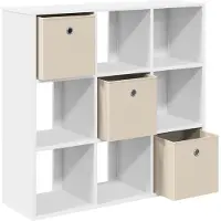 vidaXL Dressoir, wit, 88,5 x 29 x 84,5 cm