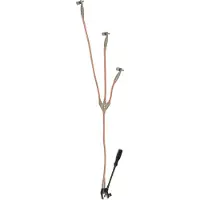 Dehn Driepolige aarding en kortsluitbeveiliging TI 25MM met M10 bouten - VSUN6NV