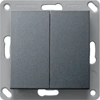 Gira 2-Gang Bluetooth Wandzender Antraciet - 246228