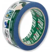 Stalco Blauwe Afplaktape 30mm x 50m Premium voor Binnen & Buiten