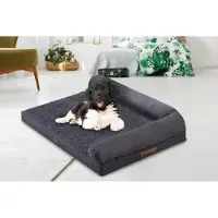 OEM Klein hondenbed van zacht materiaal - Hondenmand voor kleine honden - wasbaar - 76 x 51 x 18 cm