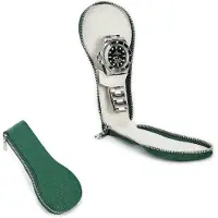 OEM Saffiano-leren organizer - Draagbare horlogebeschermer - Groen