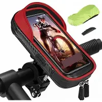 OEM Waterdichte fiets telefoonhouder, 360 graden draaibaar, smartphonehouder voor telefoons van 4,7 tot 7 inch, met regenbescherming, fietstas