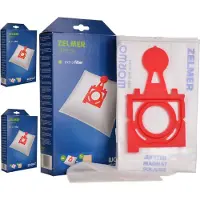 OEM 12 stuks stofzuigzakken voor WORWO (ZMB03K), geschikt voor ZELMER Solaria, Magnat, Jupiter, Maxim (ZVC425HT 425SP)