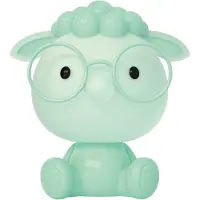 Luxus Tafellamp Nachtlamp Kinderkamer Sheepy - Mintgroen - Nachtlampje baby - Voor kinderen - Slaapkamer - 7 kleuren licht - RGB - Bluetooth speaker - Draadloos - Oplaadbaar