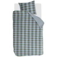 Beddinghouse Dekbedovertrek Marre Blauw Groen Katoen-140 x 200 / 220 cm | 1-Persoons