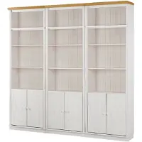 Notio Living Anita- Boekenkast in klassiek landhuisdesign van grenenhoutB WH