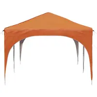 vidaXL Pop-up Feesttent 575 x 288 x 245 cm Oranje Oxford Stof