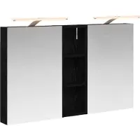 vidaXL Badkamerkast set 3 st 100 x 10,5 x 60,5 cm Bewerkt hout