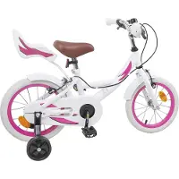 vidaXL Kinderfiets 14 Inch voor 3-5 jaar oud Wit