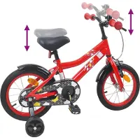 vidaXL Kinderfiets 16 Inch voor 4-6 jaar oud Rood