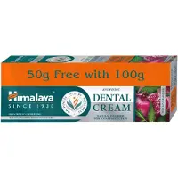 Himalaya herbals Himalaya Ayurvedic Dental Cream Neem & Granaatappel Tandpasta - 100 g - Toothpaste Neem & Pomegranate - Voorkomen van Bloedend Tandvlees en Dagelijkse Verzorging tegen Kiemen