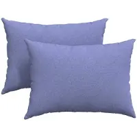vidaXL Zitkussens 2 st Stof Jeans Blauw 70 x 50 cm