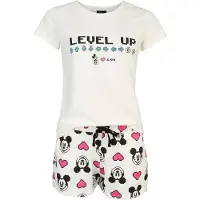 Minnie & Mickey Mouse - Disney Pyjama - Cheat Code - S tot 3XL - voor Vrouwen - meerkleurig - Maat XL