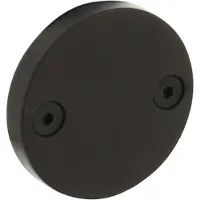 Intersteel Afdekrozet 55x8mm PVD zwart