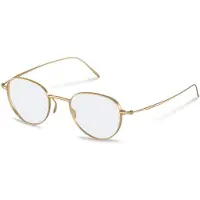 Rodenstock Bril - - R7195 - Gouden metaal - Ronde vorm - Maat 47-22-145