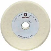 Andre - Slijpschijf - Type 1C (met schuine kant) - 125 x 8 x 20 mm - 99A 60K - Wit edelkorund