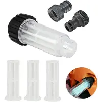 OEM Compacte kunststof filters voor hogedrukreinigers - ideaal voor kamperen en de tuin - 3 stuks - wit