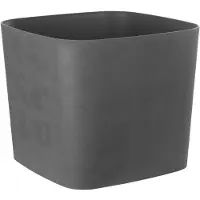 Garden ID Bloempot Swing - Kunststof - Grijs - 30x30x25cm