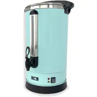 HCB - Professionele Horeca Percolator - 20,5 liter - 120 kopjes - 230V - RVS / INOX Perculator - Elektrisch koffiezetapparaat - Volautomatische koffiemachine - 33x37x56 cm (DxBxH) - 3.40 kg - 1360