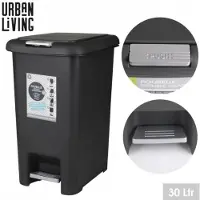 Urban Living PEDAALEMMER ZWART 30 LITER