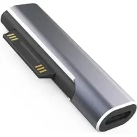 NÖRDIC SURF-104 USB-C Adapter - Geschikt voor Microsoft Surface - 15V 6.8A - 102W - Space Grey