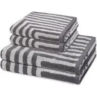 Ross Sonstiges 2 X handdoek 2 X douchehanddoek - in set 4 pack Grafik