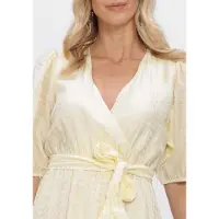 Freebird Dames Jurken Wv-lyo-lurex-26-1 - Creme - Maat S