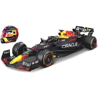 Bburago Red Bull Rb19 - Modelauto - Schaal 1:18 - Donker Blauw/Rood/Geel
