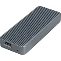 Digitus - Speichergehäuse - 20 Gbps, extern, Aluminium - M.2 - M.2 NVMe Card - USB-C 3,2 (Gen 2) - Pantone 430C (DA-711