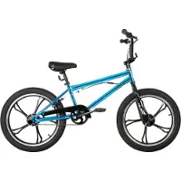 Happiq BMX-fiets – Voor kinderen 5-12 jaar – 360° rotor, freestyle, single speed – 51 cm, blauw