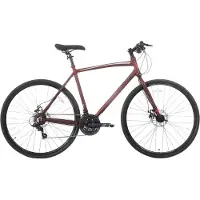 Happiq Racefiets – Voor volwassenen – 14 versnellingen, lichtgewicht aluminium frame, geschikt voor stadswoon-werkverkeer en fitness – Rood, M, 700c