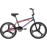 Happiq BMX-fiets – Voor jongens en meisjes van 5-12 jaar – 360 graden rotor Freestyle, 4 haringen, Single Speed – Mix colors, 51 cm