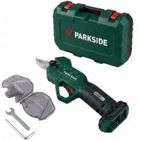 Parkside Accu-snoeischaar 20 V zonder accu - Snijcapaciteit: max. 28 mm in zachthout / 15 mm in hardhout - Accessoires: 1x Inbussleutel met kruiskopschroevendraaier, 1x Moersleutel, 1x Beschermhoes