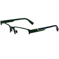 Lacoste L2305 57/19/145 Groene Metalen Bril MAN L2305