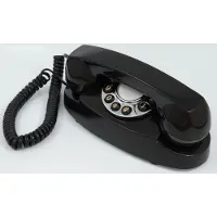 GPO 1959 AUDREY Elegante retro vaste telefoon - zwart - met druktoetsen