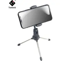NÖRDIC MFK-019 Universele standaard en houder voor smartphones, 6 tot 10 cm, 360 graden draaibaar, Zwart