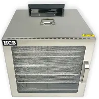 HCB - Professionele Voedseldroger - 12 rekken - 230V - RVS / INOX droogoven - dehydrator - Horeca voedsel droger - 40.5x46.5x40.5 cm (DxBxH) - 10 kg - 7719