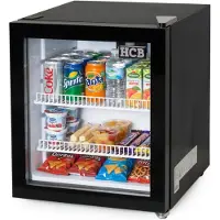 HCB - Minibar - 46 liter - glasdeur koeling - 230V - 23 kg - 7997