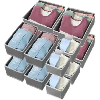 OEM Set van 12 Opvouwbare Kledingorganizers voor Kasten en Laden