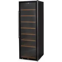 HCB - Professionele luxe Wijnkoelkast voor 192 flessen - Wijnklimaatkast met houten lades - Vrijstaand wijn koelkast - Klimaatkast - Wijnkast - Wijnfrigo koeler - 87 kg - Frigo - 6821