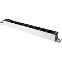 Plenty PLA416-8S PDU Stekkerdoos met Schakelaar 8-voudig Type F