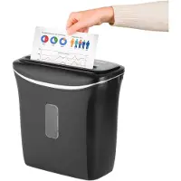Rebel Papiervernietiger, Papiervernietiger met mand van 12 liter (Gesneden deeltjes)