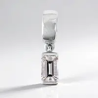 Cavill - Elegante Zilveren Dameshanger - 925 Sterling Zilver - 0,43 ct Braziliaanse Pink Topaas - Achthoek Trapgeslepen Roze Edelsteen