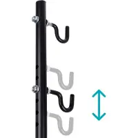 Macleans MC-434 fietsenrek, staal, draagvermogen 20 kg, geschikt voor mountainbike-wielen met wielen tot 27,5 inch