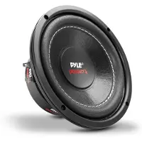 Pyle Auto Luidspreker – Subwoofer Auto Speaker- Zwarte Plastic Mand- Dubbele Spreekspoel- 4 Ohm Impedantie- 600 Watt
