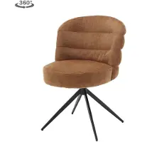 Tower Living Eetkamerstoel Carro - Bruin Stof - 70x59x88cm